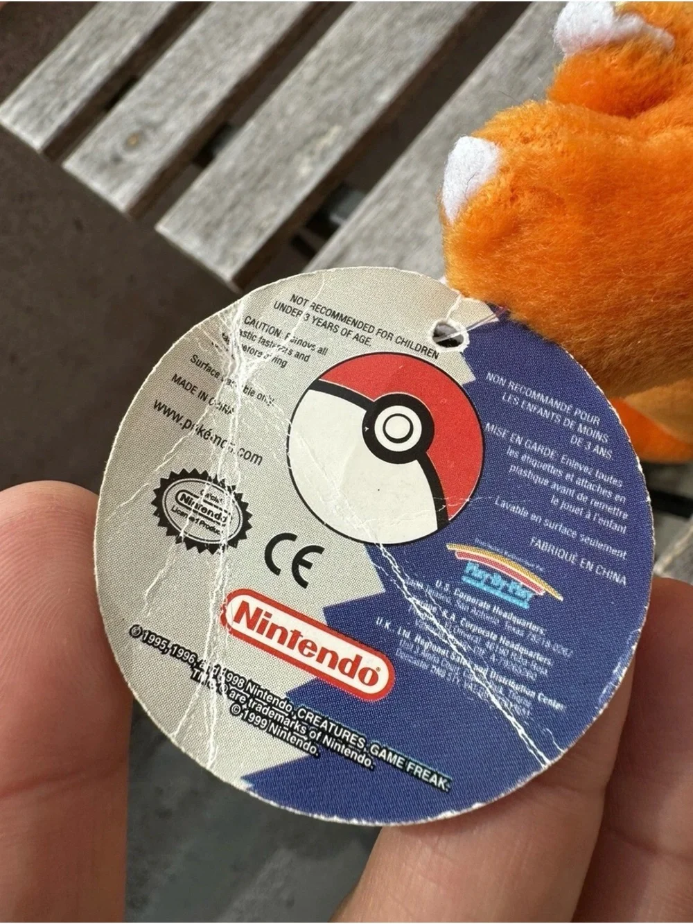 Rare Pokémon Charmander Plush Toy - 1999